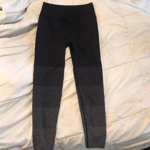 Lululemon seamless pant black with sparkle accent